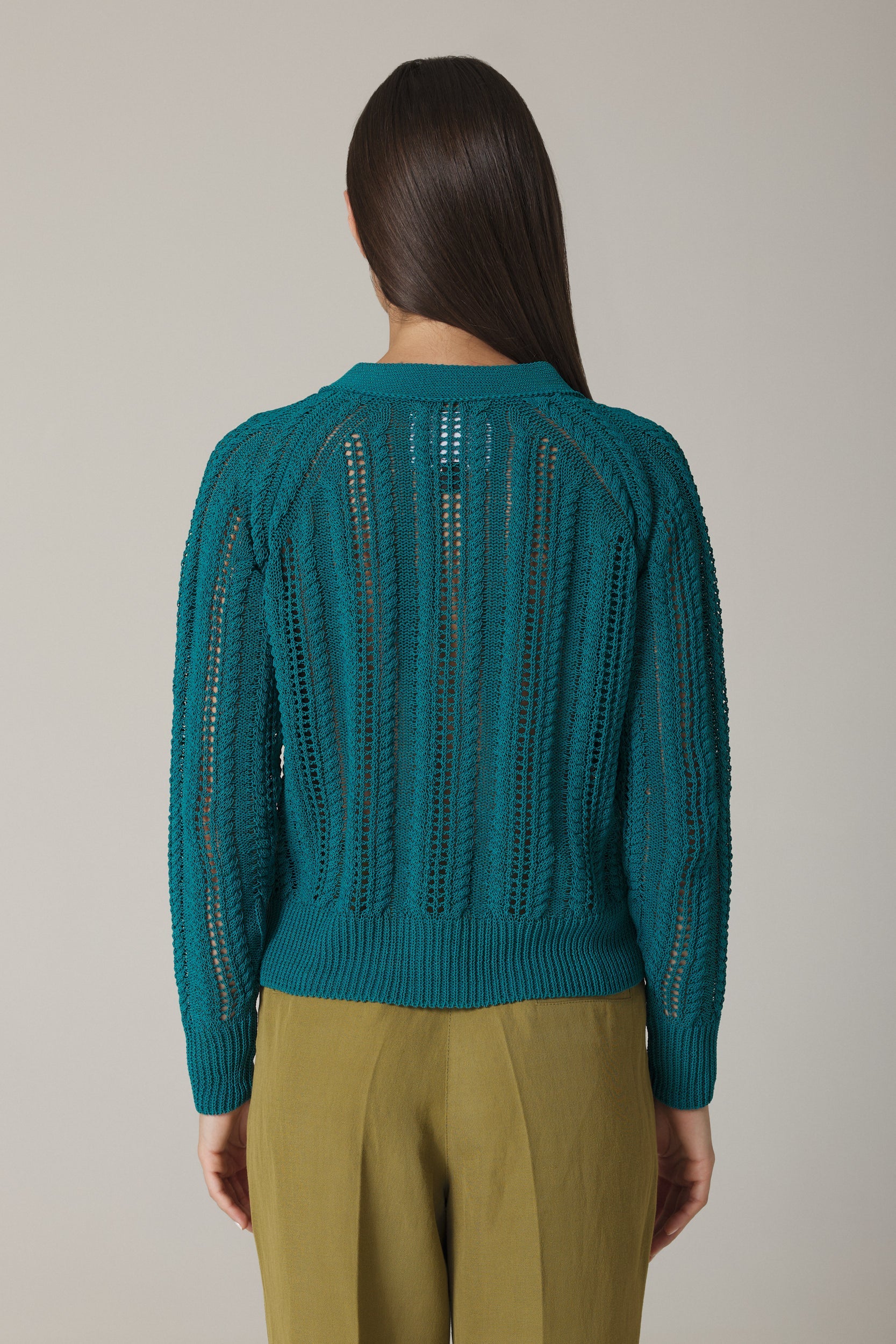 ◆Sienne◆ Fog Cardigan Blue S4FKN10C Fog Cardigan (Blue) - sienne