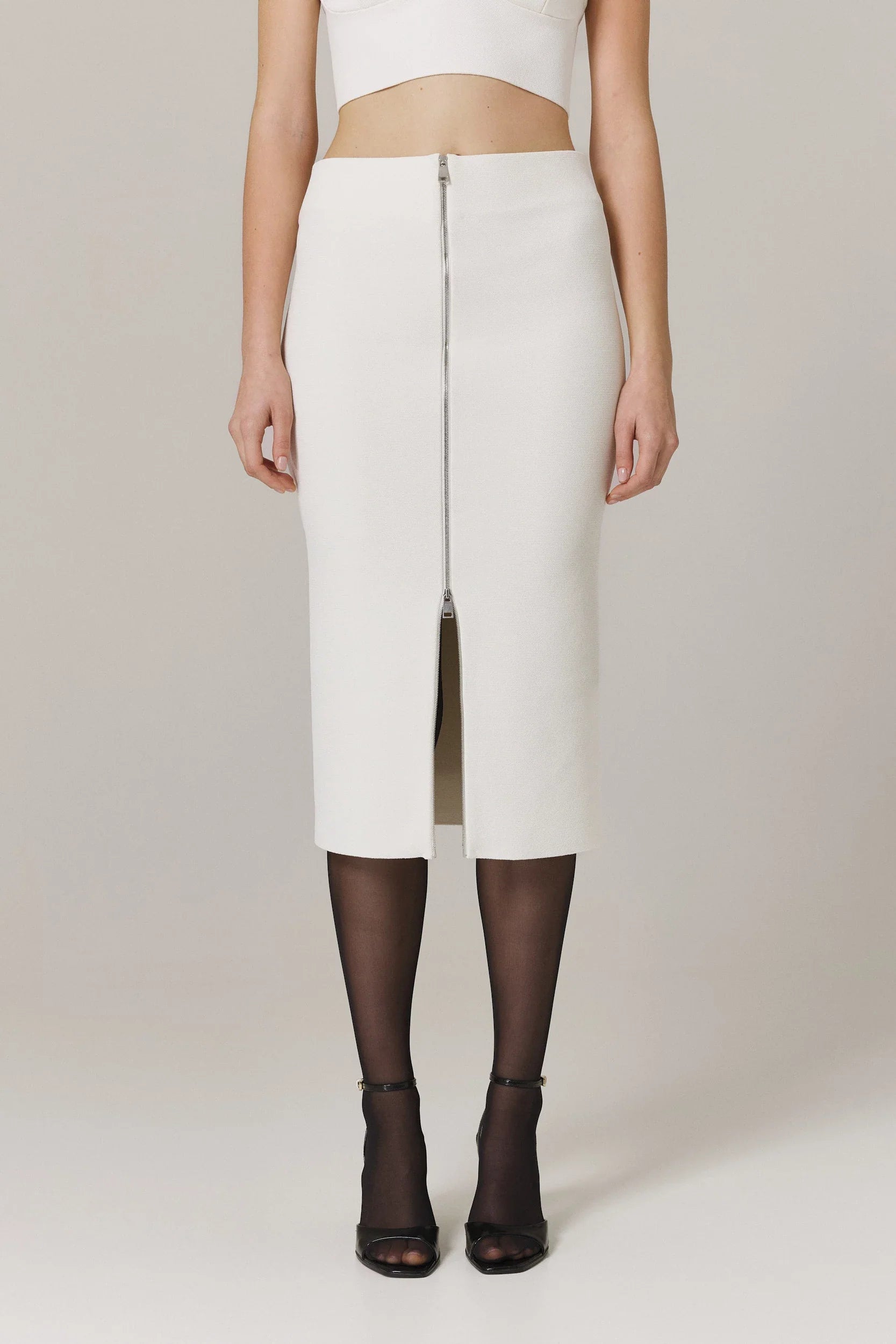 スカート PENCIL SKIRT Kasper Textured Side Zip Coordinating Pencil Skirt | Dillard's