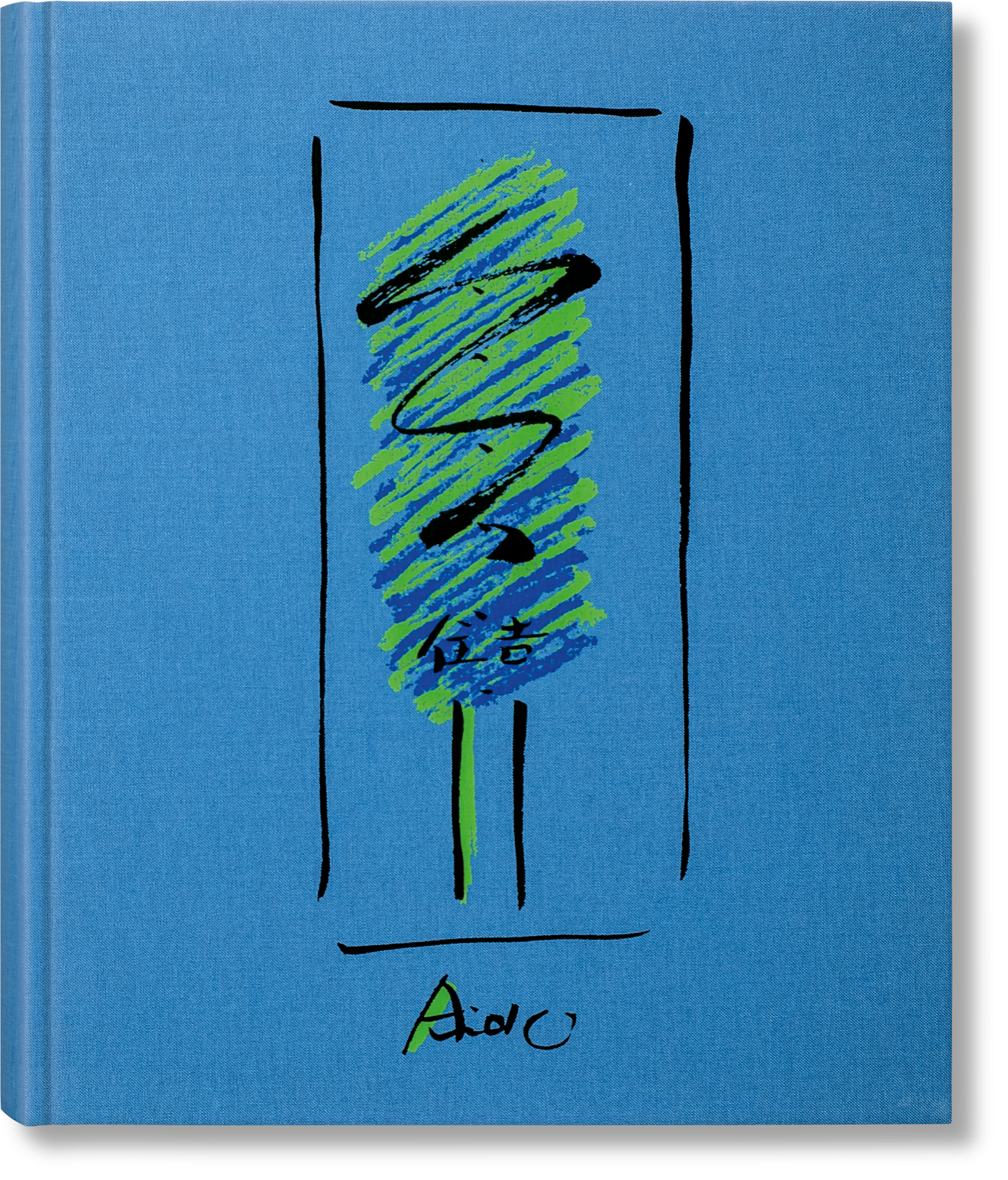 TADAO ANDO blue book hard cover