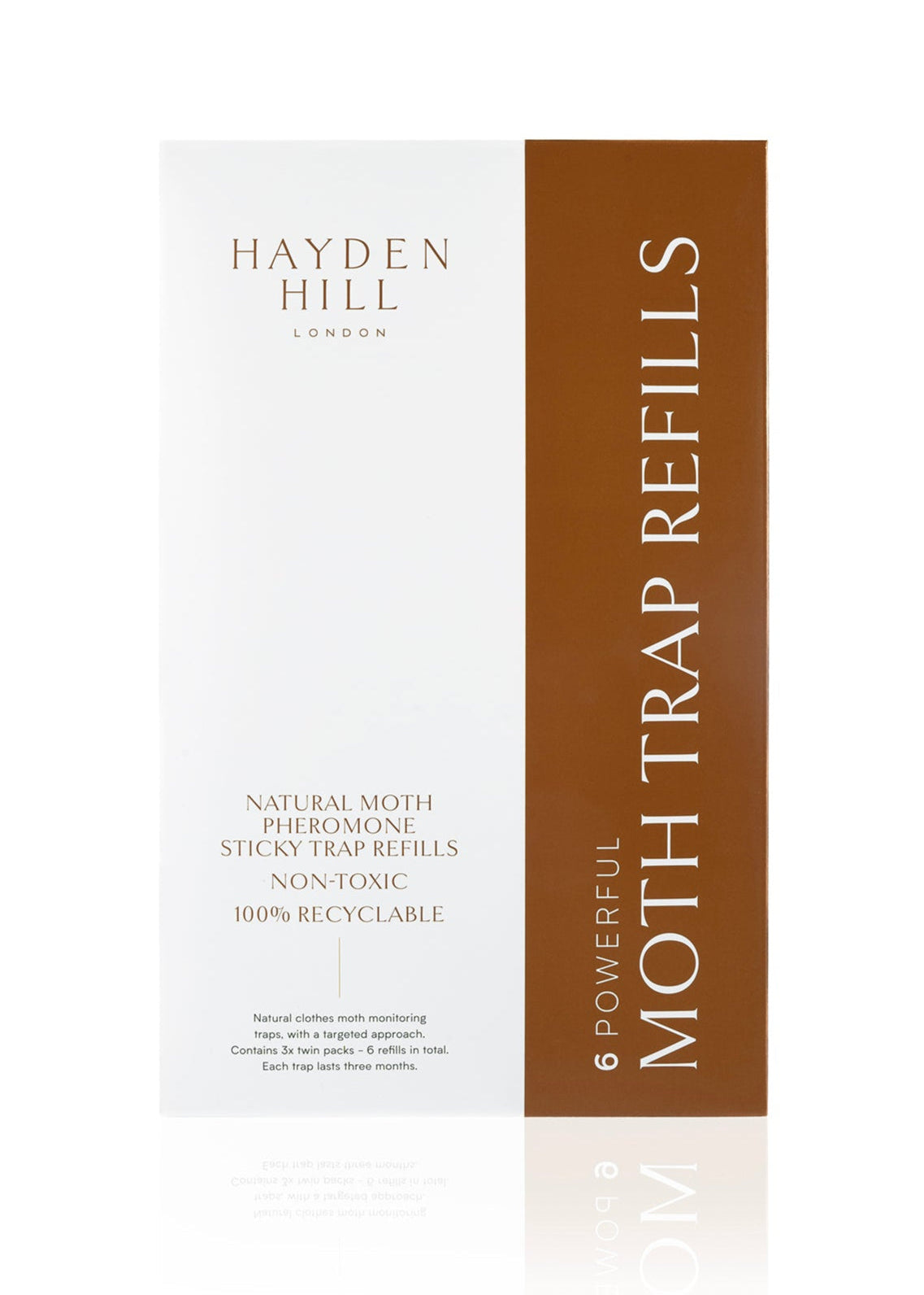 Hayden Hill moth trap refills packaging on a white background