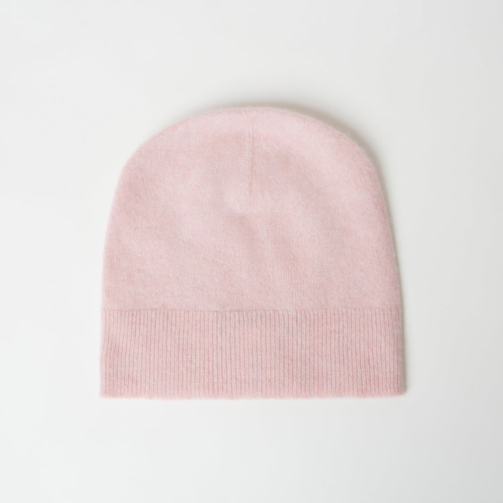 ABI CASHMERE BEANIE HAT IN CAMEO