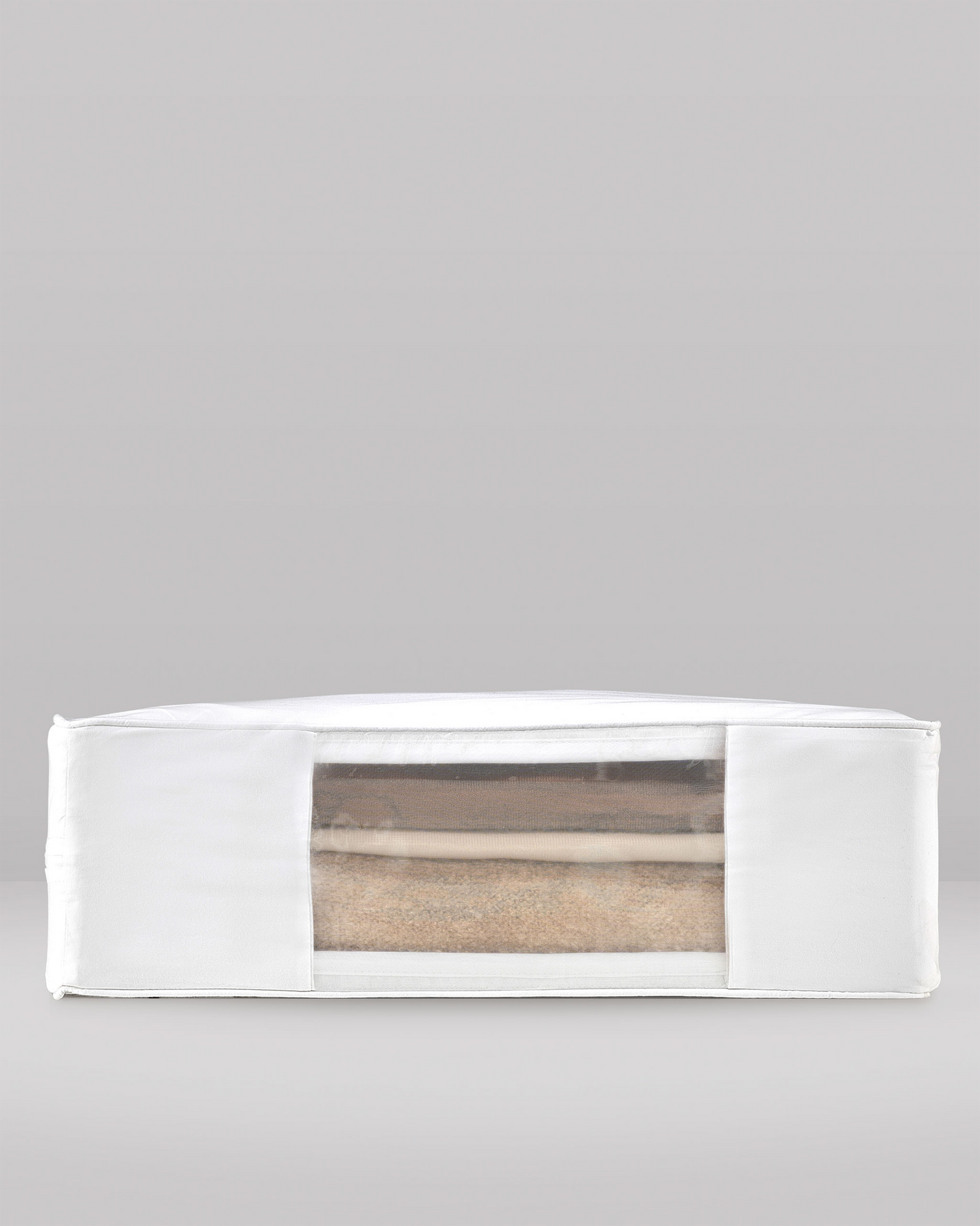 luxury garment protective cotton cube - side view 