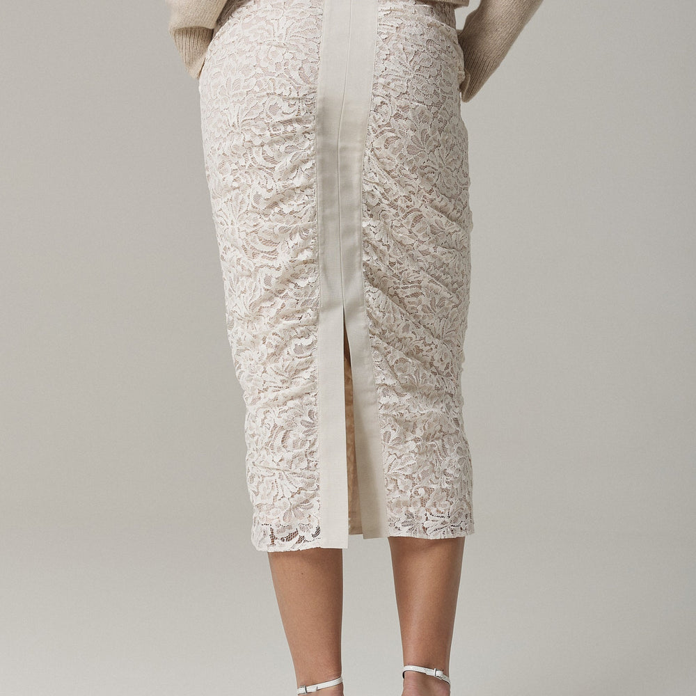 
                  
                    KATIA LACE SKIRT IN SUGAR
                  
                