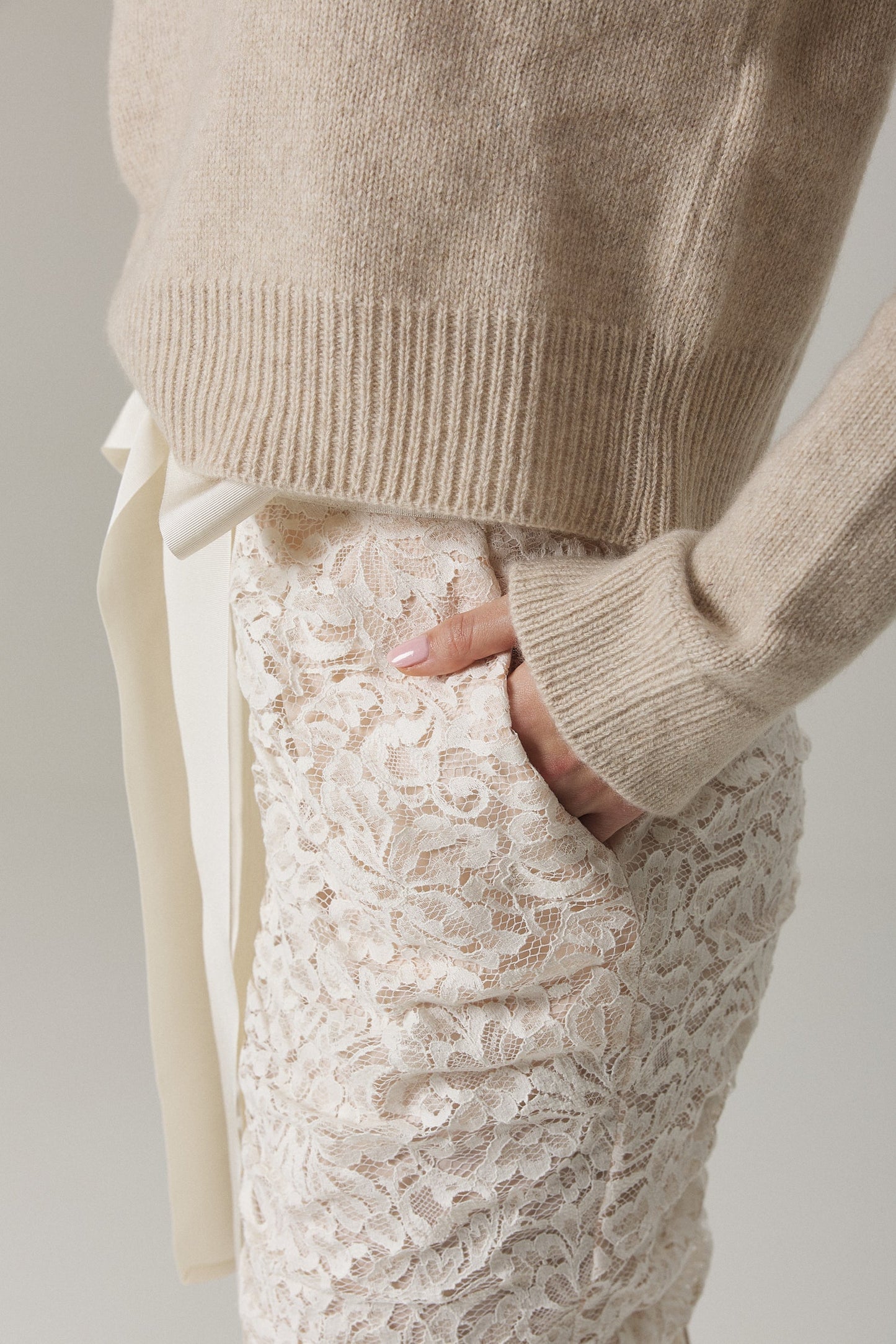 
                  
                    KATIA LACE SKIRT IN SUGAR
                  
                