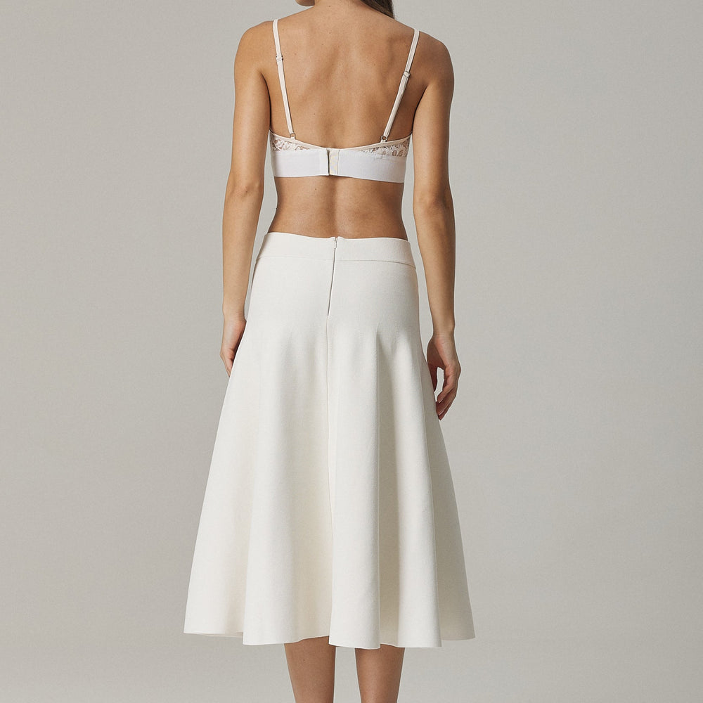 
                  
                    MONICA CIRCULAR KNIT FULL SKIRT IN SUGAR
                  
                