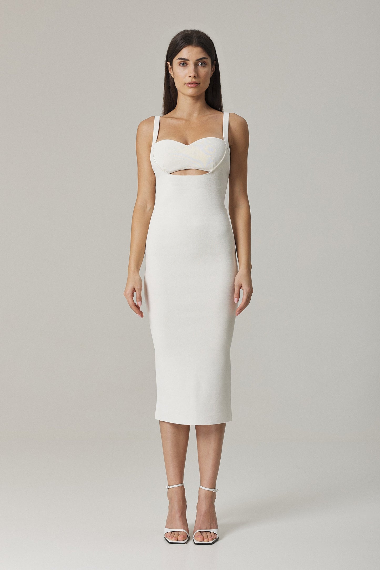 white christmas dresses DITA BODY CONTOURING KNIT DRESS IN SUGAR white christmas dresses DITA BODY CONTOURING KNIT DRESS IN SUGAR