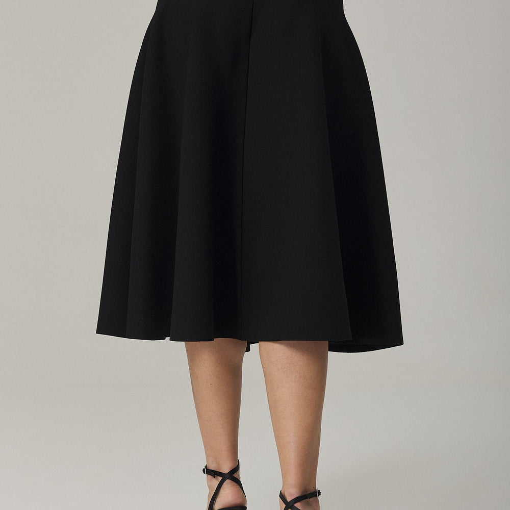 
                  
                    MONICA CIRCULAR KNIT FULL SKIRT IN BLACK
                  
                