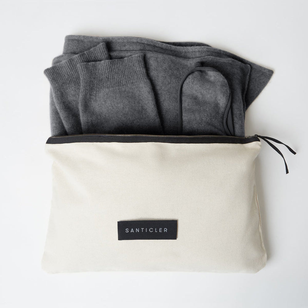 
                  
                    CLOUD NINE CASHMERE TRAVEL SET IN HEATHER CHARCOAL
                  
                